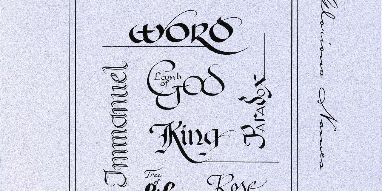 Calligraphy by Jan Roeda